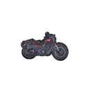 1X Cartoon Motorcycle Embroidered Iron On Patch Applique For Clothing Jacket ME