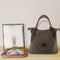 Women Large Totes Shopping Bag Handbag Shoulder Messenger Bags (Army Green)