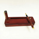 Pen Creative Business Gifts Office Supplies Pen Holder Belt Box Set,Wooden