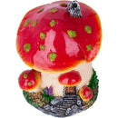 Ankoow Red Mushroom House Mini Landscape House Fairy Garden Decoration Resi