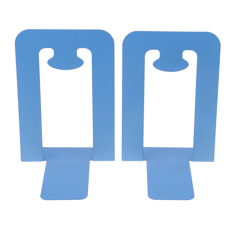 1 Set Metal Bookend Desk Book Organizer Home School Shelves for Books Holder