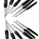 5Pcs Plastic Handle Metal Double Sided Nail Files Pro Nail File Diy Manicur