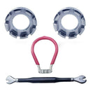 4 Piece Bicycle Spoke Tool Bicycle Spoke Wrench Bicycle Tool 4 in 1 Bicycle