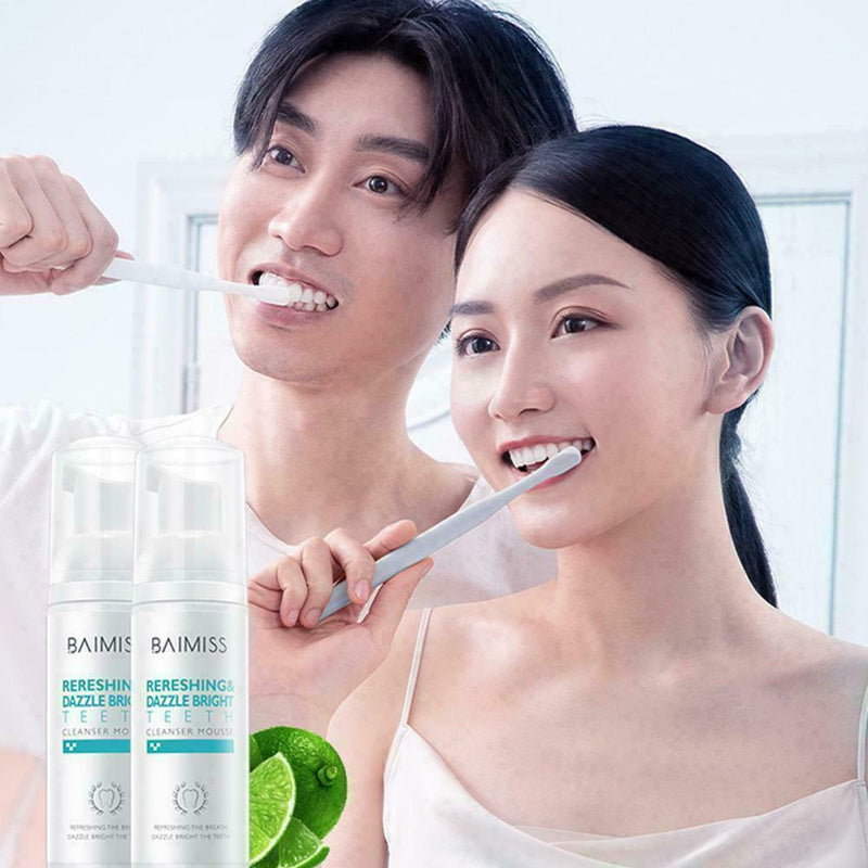 1* Teeth Whitening Mousse Dental Tools Fresh Shining Cleaning Toothpaste H0S0