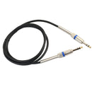 6.35mm Stereo Male to Male TRS Audio Cable Patch Cord for Bass Guitar 6ft