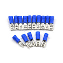 20PCS 0.187" 4.8mm Crimp Terminal Terminator Female Spade Connector BlueHME