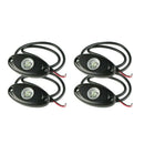 4Pcs 9W LED Rock Light for Jeep Wrangler Off-Road Under Wheel Light Bar Boa