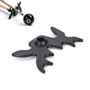 Billiards Cue Rack Bridge Head Cross Antlers Rod Stick Frame Pole Holder BlackLJ