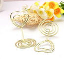 Mini Heart Shape Place Card Memo Holder Picture Stand Note Clip for Wedding