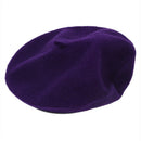 Women's Fashion Casual Beret Beanie Hat purple