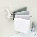 Practical Metal Wall Hanging Holder Towel Storage Rack Home Bathroom Shelf
