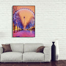 5D Diamond Painting Ferris Wheel Round Drill Embroidery Mosaic Kit (k943) A