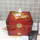Dancing Ballerina Music Box Plastic Jewellery Box Girls Carousel Hand Crank
