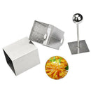 Square Grids Shaped Tofu Cutter Stainless Steel Slicer Manual Press Shredde3 Gw