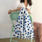 Ink Print Handbag Women Reusable Daily Portable Lady Large Shopping Totes
