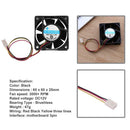 DC Brushless Cooling Fan 12V 60x60x25mm 3 Pin CPU Computer Fan
