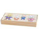 Baby Wooden Jigsaw Puzzle Dressing Game Rabbit Change Clothes Children Toys