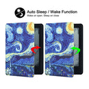 For Kindle Paperwhite 10th Gen Case PU Leather Cover with Auto Sleep Wake