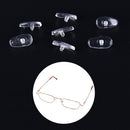 50 Pairs Screw-On Oval Silicone Nose Pads for Glasses Eyeglass  JR