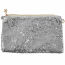 Glitter Bling Sparkling Sequins Clutch Handbag Purse Evening Party Shoulder W7V6