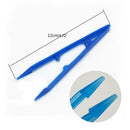100 Pcs/pack Disposable Plastic Tweezers Dental Disinfection Sterile Forceps