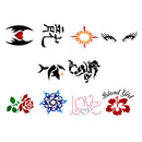 10pcs DIY Reusable Body Face Paint Stencils Template for Dress Party Make Up