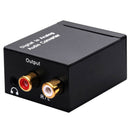 Optical Coax Toslink Digital to Analog Converter RCA L/R Stereo Audio Adapter ES