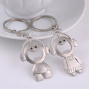 Cute Couples Keyring Set Lovers Bottle Opener Key Chain Ring Keychain Gift lj
