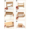 DIY Wooden Disassembly Bed Tool Assembly Kids Wooden Blocks Toys Children's