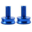 2 Pieces 7075 Aluminum Alloy Bike Bottom Bracket Waterproof Screws Blue