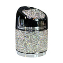 Diamond Car Ashtray Shiny Auto Ashtray With Cover For Car Great Gift For Wo M8S5