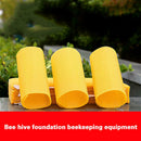 5Pcs Beekeeping Honeycomb Foundation Wax Frames Honey Hive Equipment Tool Set