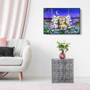 Three Kittens Diamond Painting Cross Stitch DIY Mosaic Embroidery Picture