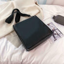 Large Capacity Messenger Bag Women Leather Classic Shoulder Handbag Retro Purse