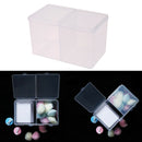 Clear Plastic Cotton Swab Box Storage Organizer Holder Cosmetic Makeup Tool A