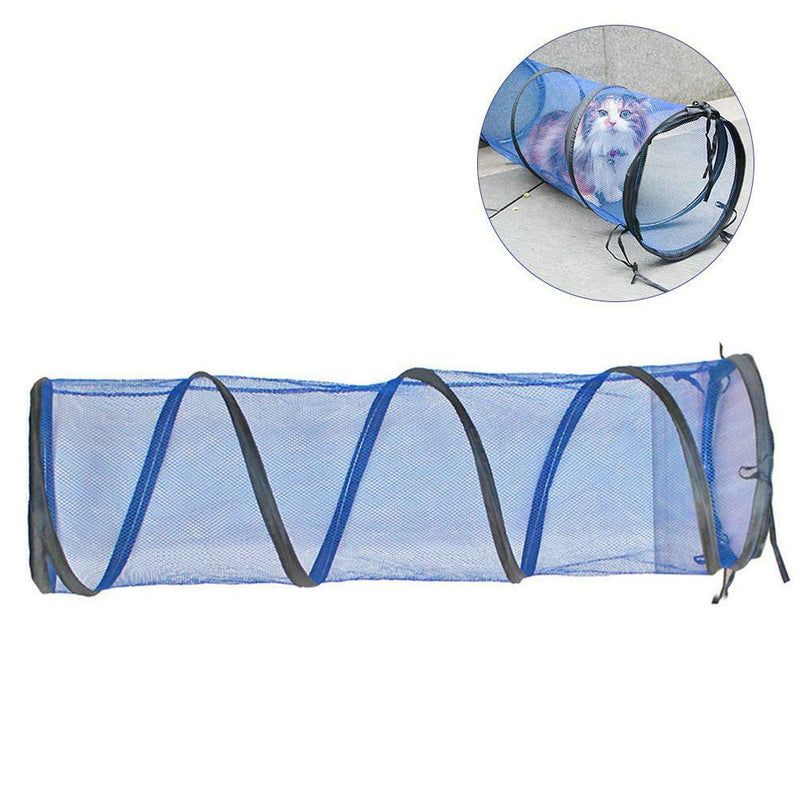 Tunnel Folding Cat Outdoor Toys Hamster Channel Small Play Pet Cat 3FZX Tent