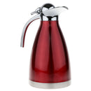 1.5L Stainless Steel Tea Water Pot Double-Wall Insulated Coffee Carafe Red