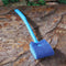 Long Handle Fish Tank Glass Wipe Plastic Sponge Algae Glass Cleaner (Blue) A