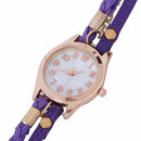 Hand-woven Wrapped Bracelet Women Watch Ladies Quartz Watch Casual Women Wr
