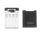 3 in 1 Solar Charger Power Bank 12000mAh USB Battery Black