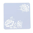 Flower Hollow Template DIY Photo Album Theme Lace Ruler Craft Drawing Tool