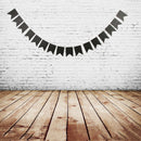 Wooden Chalkboard Pennant Flag DIY Banner Garland Decoration Photo Prop