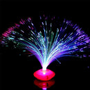 LED Multi Colour Changing Fibre Optic Fountain Night Light Lamp Home Decor Nice