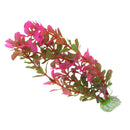 18cm Artificial Plastic Plant Aquarium Decoration - Fuschia P2S4
