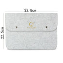Voground Laptop Sleeve Compatible 11-11.6 Inch Macbook Air,Wool Felt Materi