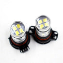 1X(2x 5202 H16 PS24w High Power 100w 6000k Super White Led Fog Drl Lights B