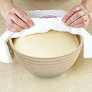 1 X wood Proofing Basket bowl for Bread and Dough Best Round Professional M