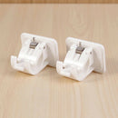 6Pcs Curtain Rod Bracket Holders Curtain Pole Wall Bracket Hooks Bathroom