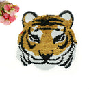 tiger change color sequins patches embroidered reversible badge fabric appliq TE