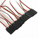 10*150mm 3Pin Servo Extension Lead Wire Cable Cord Fe To Male